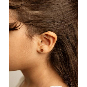 Серьги-пусеты в виде сердца Mrs. Ertha "Tiny Heart", 2 шт